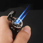 Visible Gas Blue Flame Torch Turbo Lighter Spray Gun Butane Lighter