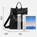 Fashion Multifunction Backpack Women Plaid Leather Small Travel Bags