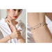 925 Sterling Silver Double Layers Stars Beads Bracelets Elegant Women Jewelry