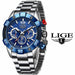 New Fashion Men Watches Brand Luxury Clock Sports Chronograph Waterproof Quartz Watches