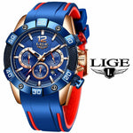 New Fashion Men Watches Brand Luxury Clock Sports Chronograph Waterproof Quartz Watches