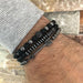 3Pc/Sets Matte Beads Stone Charm Bracelets Men Women Vintage Jewelry