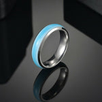 Novelty Luminous Rings Glowing Wedding Bands For Men Women Jewelry