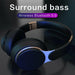 Wireless Bluetooth Foldable Headphones Adjustable Stereo Headset