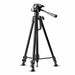 Extendable Phone Camera Tripod Stand with Bluetooth Selfie Ring Light & Phone Holder Bracket