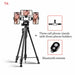 Extendable Phone Camera Tripod Stand with Bluetooth Selfie Ring Light & Phone Holder Bracket