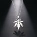 Stainless Steel Necklace Women Maple Leaf Choker Pendant Necklace Jewelry