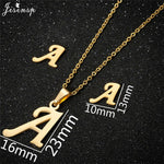 Personalize A-Z Letter Pendant Necklace Initial Charm Necklaces Women Jewelry