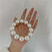 Woman Big Pearl Hair Ties Fashion Hairband Girls Ponytail Holders Rubber Bands