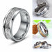 4 COLORS Vintage Stainless Steel Ring Jewelry for Men & Women Couple Wedding Bands