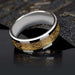 4 COLORS Vintage Stainless Steel Ring Jewelry for Men & Women Couple Wedding Bands