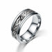 4 COLORS Vintage Stainless Steel Ring Jewelry for Men & Women Couple Wedding Bands