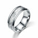 4 COLORS Vintage Stainless Steel Ring Jewelry for Men & Women Couple Wedding Bands