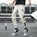 Streetwear Men's Multi Pockets Cargo Pants Casual Track Pant Jogger Trousers