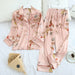 Long Sleeve Pajamas Silk Long Sleeve Printed Fashion Sleepwear Pajamas Set
