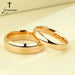 Stainless Steel Couple Rings Simple Women Men Lovers Wedding Jewelry