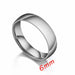 Stainless Steel Couple Rings Simple Women Men Lovers Wedding Jewelry