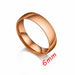 Stainless Steel Couple Rings Simple Women Men Lovers Wedding Jewelry
