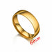 Stainless Steel Couple Rings Simple Women Men Lovers Wedding Jewelry