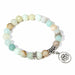 Natural Stone Beads Bracelet Lotus Charm Handmade Bracelet Unisex Jewelry