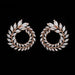 New Design Luxury AAA Zircon Olive Branch Earrings Pendant Women Jewelry Sets