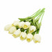 10Pcs Tulip Artificial Flower Real Touch Artificial Fake Flower For Home Decoration