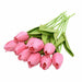 10Pcs Tulip Artificial Flower Real Touch Artificial Fake Flower For Home Decoration
