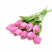 10Pcs Tulip Artificial Flower Real Touch Artificial Fake Flower For Home Decoration