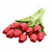 10Pcs Tulip Artificial Flower Real Touch Artificial Fake Flower For Home Decoration