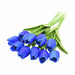 10Pcs Tulip Artificial Flower Real Touch Artificial Fake Flower For Home Decoration