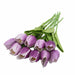 10Pcs Tulip Artificial Flower Real Touch Artificial Fake Flower For Home Decoration