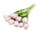 10Pcs Tulip Artificial Flower Real Touch Artificial Fake Flower For Home Decoration