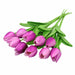 10Pcs Tulip Artificial Flower Real Touch Artificial Fake Flower For Home Decoration