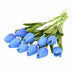 10Pcs Tulip Artificial Flower Real Touch Artificial Fake Flower For Home Decoration