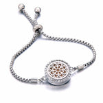 Aromatherapy Locket Bracelet Tree of Life 316L Stainless Steel Diffuser Bracelet
