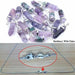 Fluorite Necklace Crystal Pendant Natural Gem Stone Hexagonal Pendulum Fashion Jewelry
