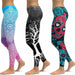 Women Fitness Leggings Sexy Gym Sportswear Elastic Printed Yoga Pants