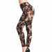 Camouflage Graffiti Style 3D Printed Slim Stretch Legging Pants