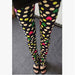 Camouflage Graffiti Style 3D Printed Slim Stretch Legging Pants