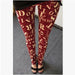 Camouflage Printed Women Elastic Leggings Graffiti Style Slim Stretch Legging Pants