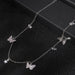 Butterfly Stars Gold Silver Chain Necklaces Jewelry for Women