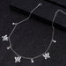 Butterfly Stars Gold Silver Chain Necklaces Jewelry for Women