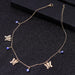 Butterfly Stars Gold Silver Chain Necklaces Jewelry for Women