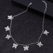 Butterfly Stars Gold Silver Chain Necklaces Jewelry for Women
