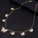 Butterfly Stars Gold Silver Chain Necklaces Jewelry for Women