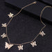 Butterfly Stars Gold Silver Chain Necklaces Jewelry for Women