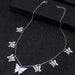 Butterfly Stars Gold Silver Chain Necklaces Jewelry for Women