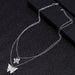 Butterfly Stars Gold Silver Chain Necklaces Jewelry for Women