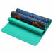 Unique Pattern Suede TPE Yoga Mat Pad Non-slip Exercise Fitness Gymnastics Mat