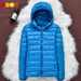 Women Ultralight Thin Winter Jacket Duck Down Hooded Jackets